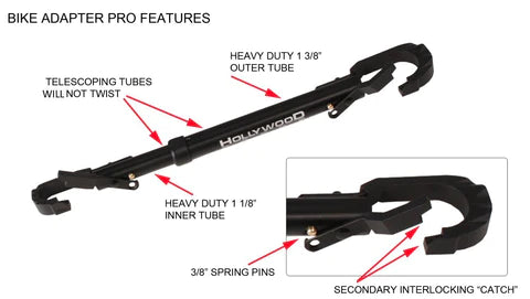 Hollywood Rack Low Step Bike Adapter