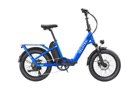Folding electric bike ready for RV travel, commuting, and everyday errands