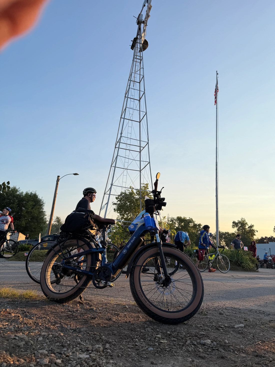 A Big Sur fat-tire e-bike ready for a scenic outdoor ride