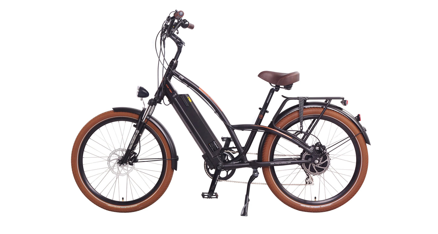 48v Magnum Lowrider 2.0 Electric Bike Black With Copper Accents
