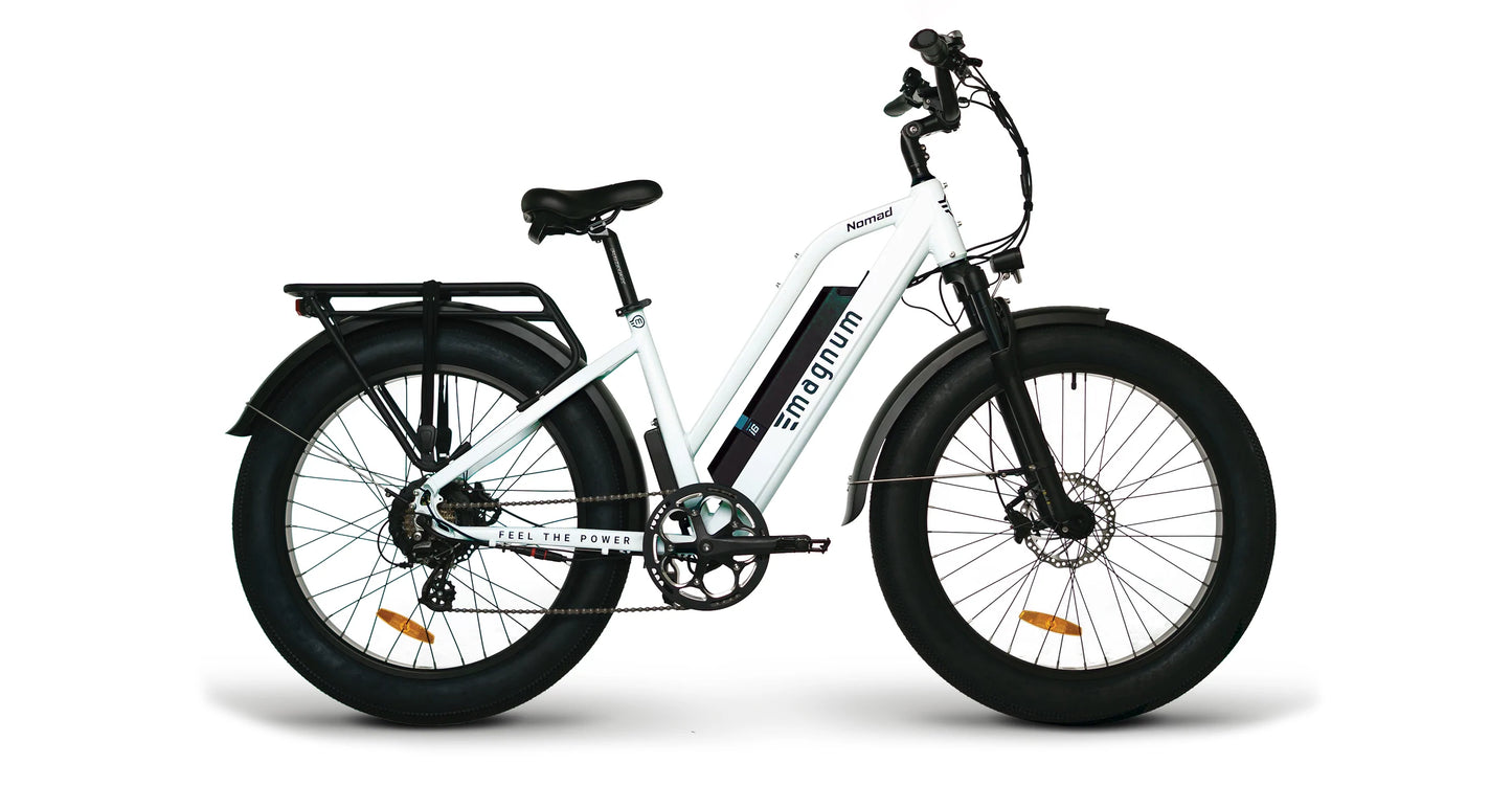 Nomad Electric Bike  48V 750W - White - 17.5AH