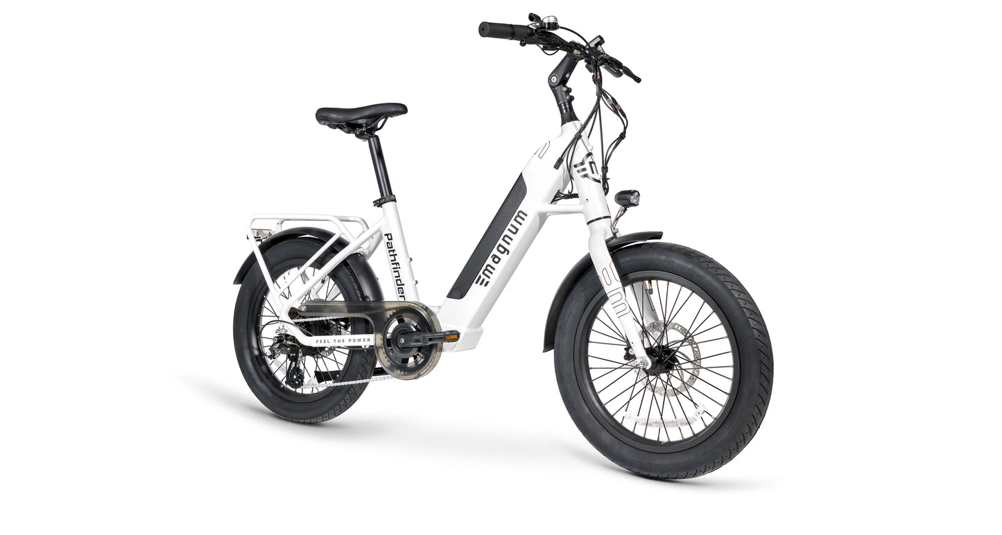 Pathfinder Electric Bike  48v13ah - 500W - Snow