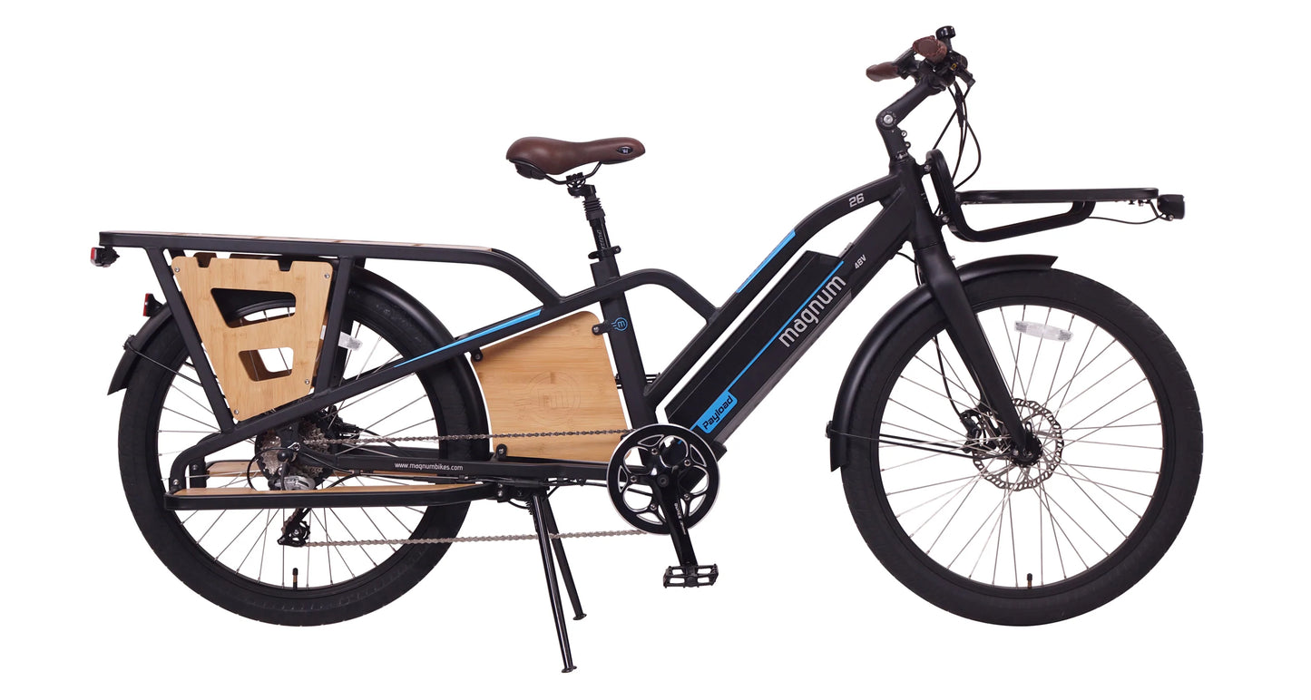 Payload Electric Bike Cargo - Matt Black - 48v21ah 500w